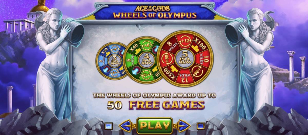 Age of the gods wheels of olympus free games